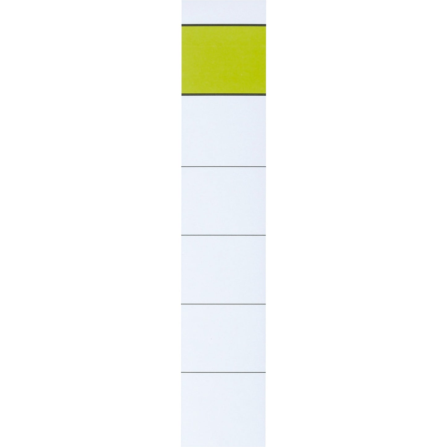 Rückenschild schmal/kurz 30 x 190 mm (B x H) weiß/grün 10 St./Pack.
