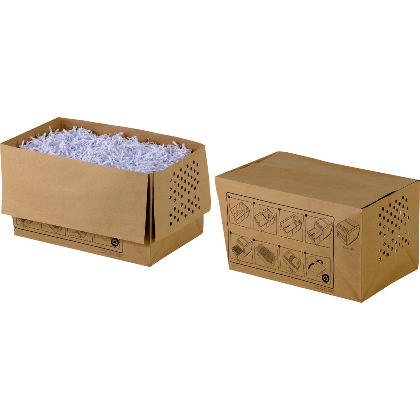 Rexel® Abfallsack Rexel Mercury RDM1150, RDS2250, RDSM750, RDX1850 50l braun 50 St./Pack.