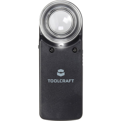 TOOLCRAFT Lupe 15-fach 3,85 x 10,5 mm (B x L) AAA/Micro Kunststoff schwarz