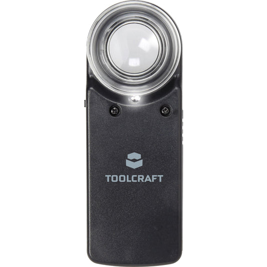 TOOLCRAFT Lupe 15-fach 3,85 x 10,5 mm (B x L) AAA/Micro Kunststoff schwarz