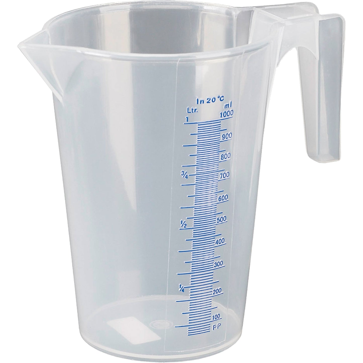PRESSOL Messbecher 1l Polypropylen transparent