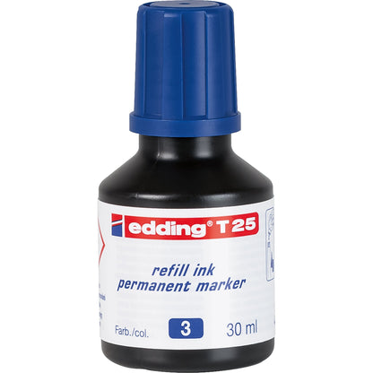 edding Nachfülltinte Marker T25 Flasche blau 30ml