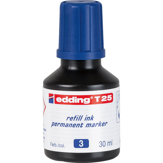 edding Nachfülltinte Marker T25 Flasche blau 30ml