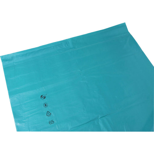 Müllsack Typ 60 65+55 x 135 cm (B x H) 80µm 240l blau 100 St./Pack.