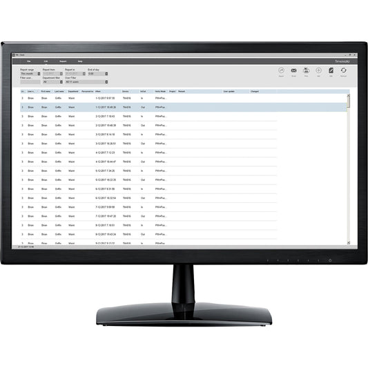 TIMEMOTO Zeiterfassungssoftware PC Plus TM-616, -626, -818 MC, -818 SC, -828 SC, -838 SC Windows® universell