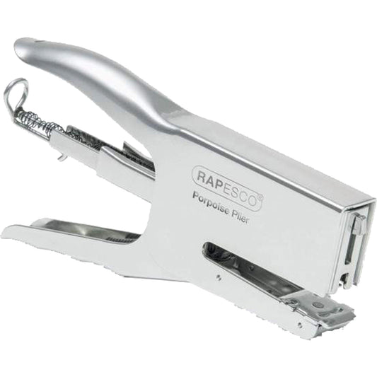 RAPESCO Heftzange Porpoise 24/6-8, 26/6-8 fest/lösbar 50 Bl. (80 g/m²) Metall chrom