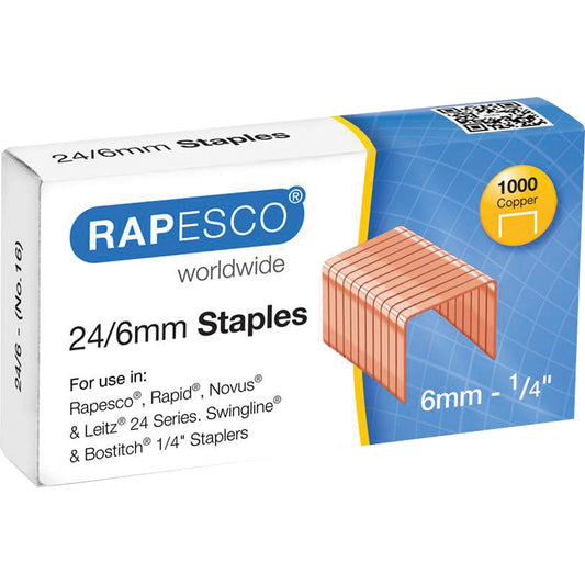 RAPESCO Heftklammer 24/6 1.000 St./Pack.