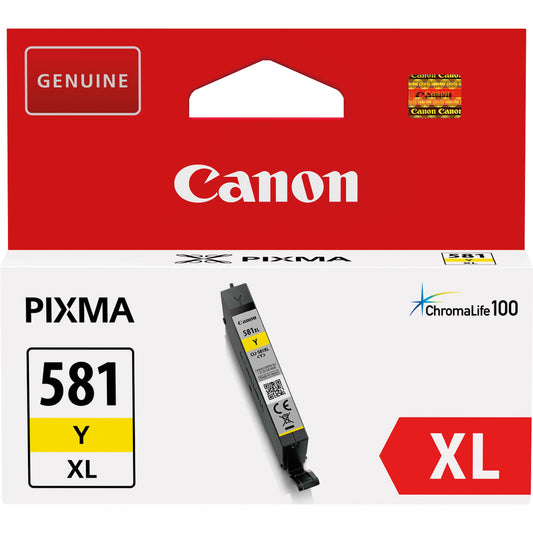 Canon Tintenpatrone Originalzubehör CLI-581XL Y ca. 515 Seiten gelb 8,3ml
