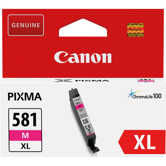 Canon Tintenpatrone Originalzubehör CLI-581XL M ca. 475 Seiten magenta 8,3ml