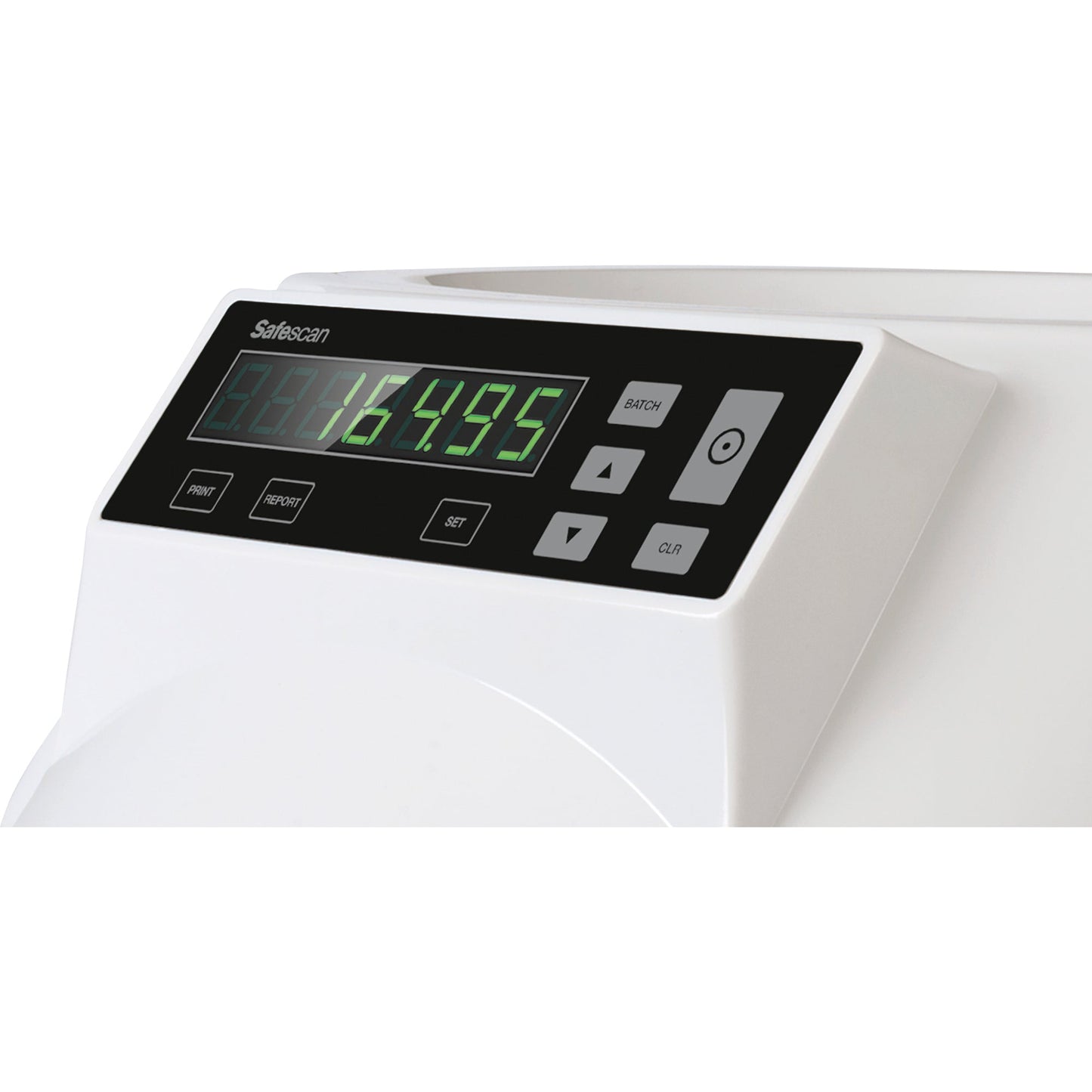 SAFESCAN Geldzählmaschine 1250 35,5 x 33 x 26,6 cm (B x H x T) EUR 1 Cent, 2 Cent, 5 Cent, 10 Cent, 20 Cent, 50 Cent, 1 Euro, 2 Euro weiß