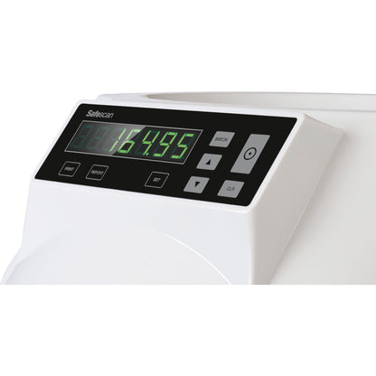 SAFESCAN Geldzählmaschine 1250 35,5 x 33 x 26,6 cm (B x H x T) EUR 1 Cent, 2 Cent, 5 Cent, 10 Cent, 20 Cent, 50 Cent, 1 Euro, 2 Euro weiß