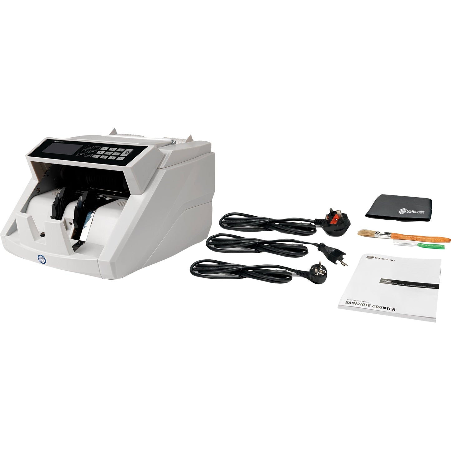 SAFESCAN Geldzählmaschine 2465-S 26,1 x 19,5 x 30,5 cm (B x H x T) Euro 1 Fach grau
