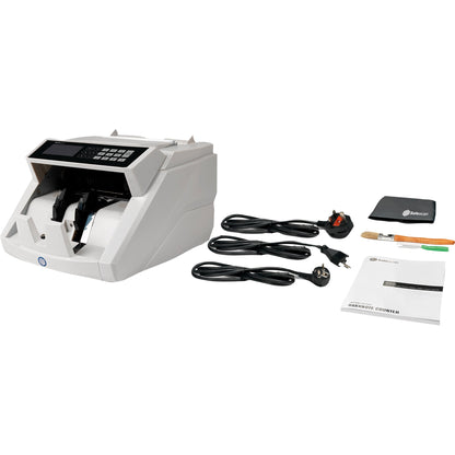 SAFESCAN Geldzählmaschine 2465-S 26,1 x 19,5 x 30,5 cm (B x H x T) Euro 1 Fach grau