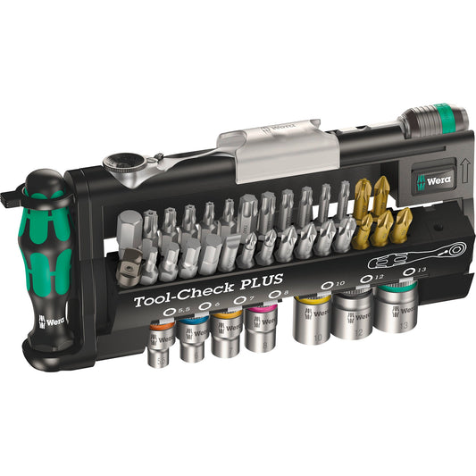 Wera Bit-Set Tool-Check PLUS 39 Teile Werkzeugstahl