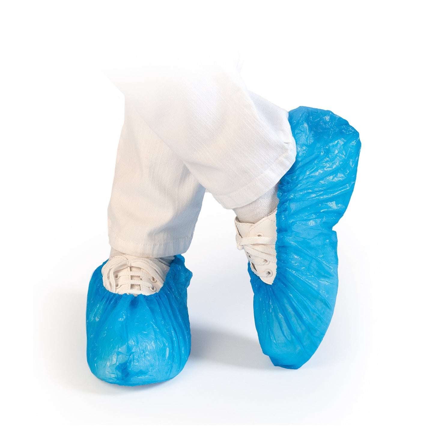 HYGOSTAR Überziehschuhe STANDARD Einweg Einheitsgröße Cast Polyethylen 100 St./Pack.