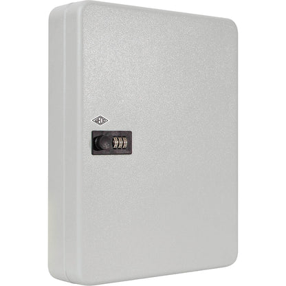 WEDO® Schlüsselschrank 28,8 x 67 x 9,4 cm (B x H x T) inkl. Nummernstreifen Stahlblech, pulverbeschichtet lichtgrau