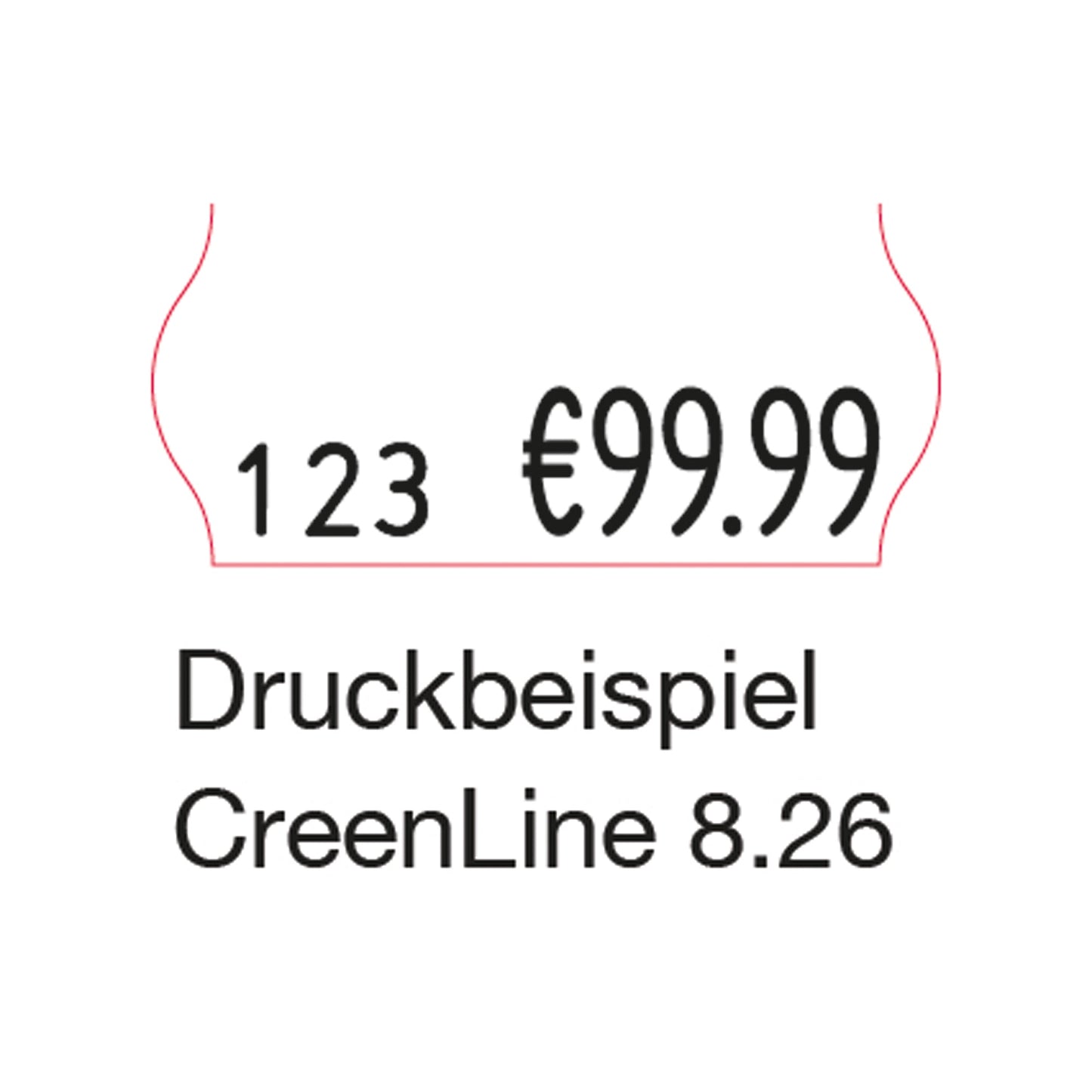CreenLine Handauszeichner CL826 3/5 ACL-14000826 mit 8 Druckstellen