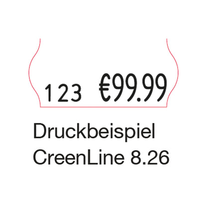 CreenLine Handauszeichner CL826 3/5 ACL-14000826 mit 8 Druckstellen