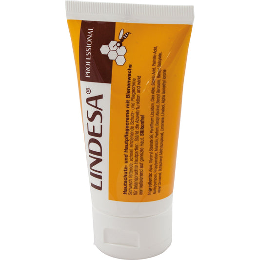 LINDESA Hautschutzcreme nicht parfümiert 6,0-7,1 silikonfrei Tube Kunststoff 0,05l