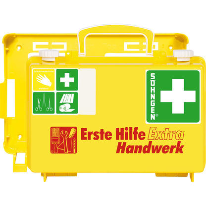 SÖHNGEN® Erste Hilfe Koffer Extra ca. 26 x 17 x 11 cm (B x H x T) DIN 13157 leuchtgelb
