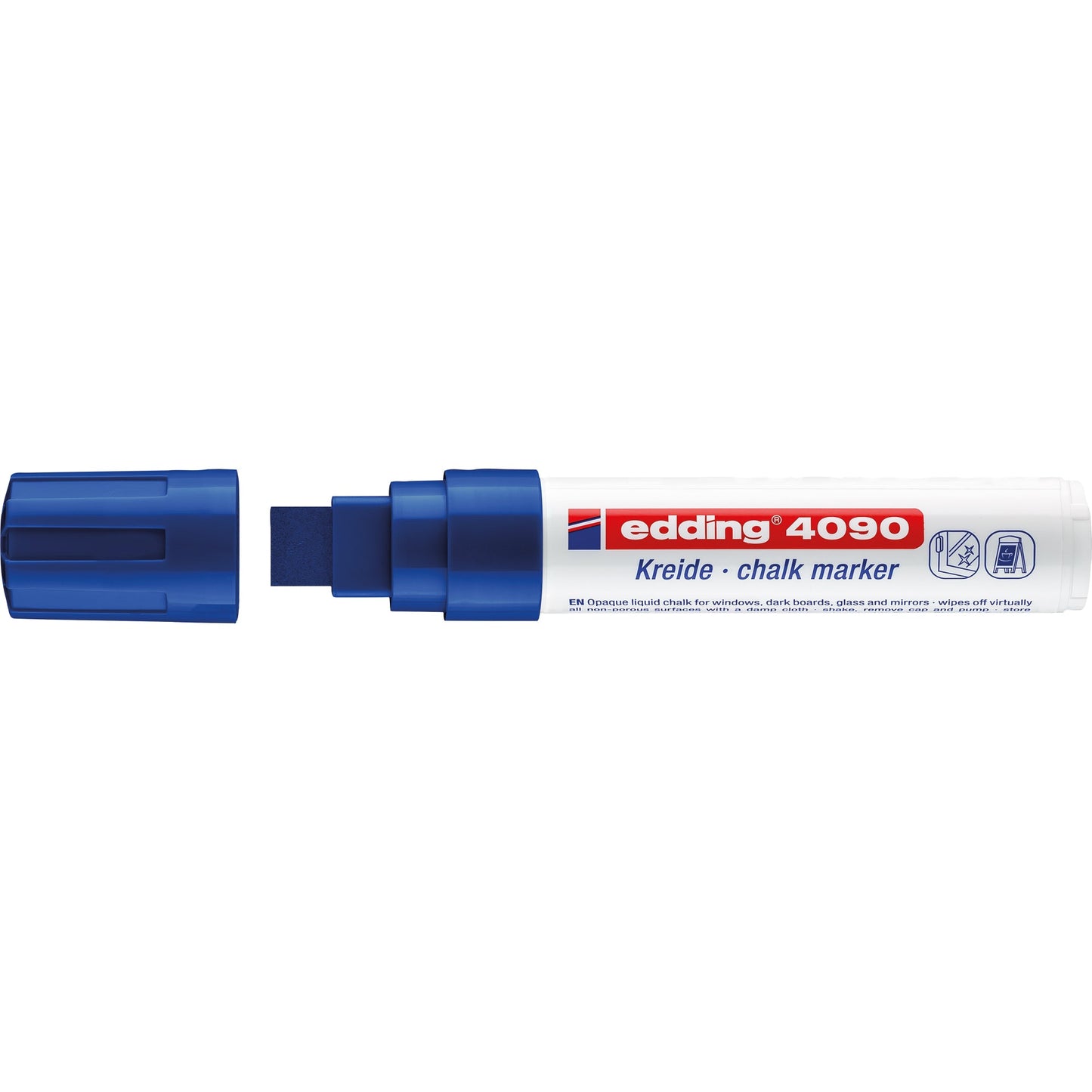 edding Kreidemarker 4090 4-15mm blau
