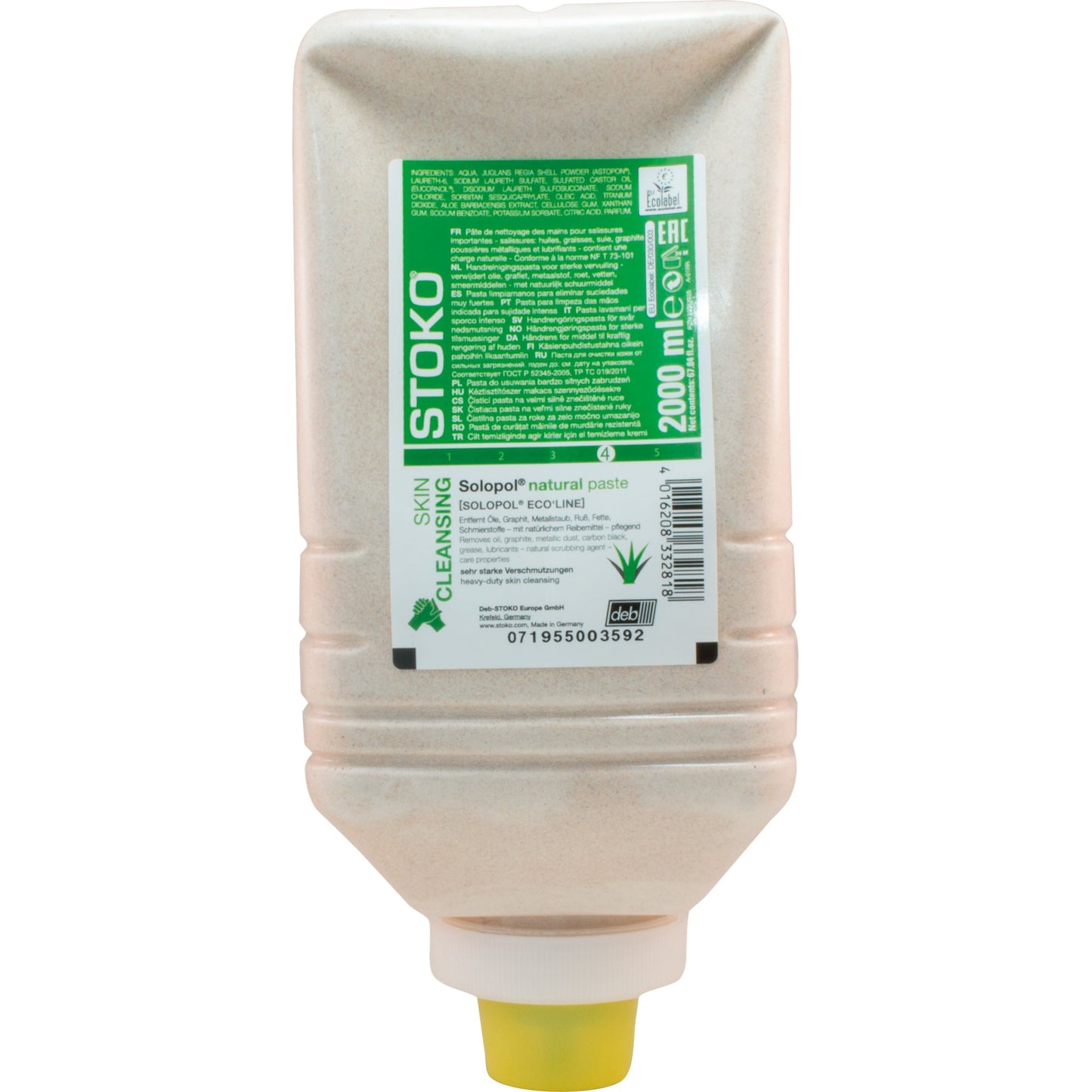 SC Johnson PROFESSIONAL Handwaschpaste Solopol dermatologisch getestet nicht parfümiert Flasche Kunststoff 2l