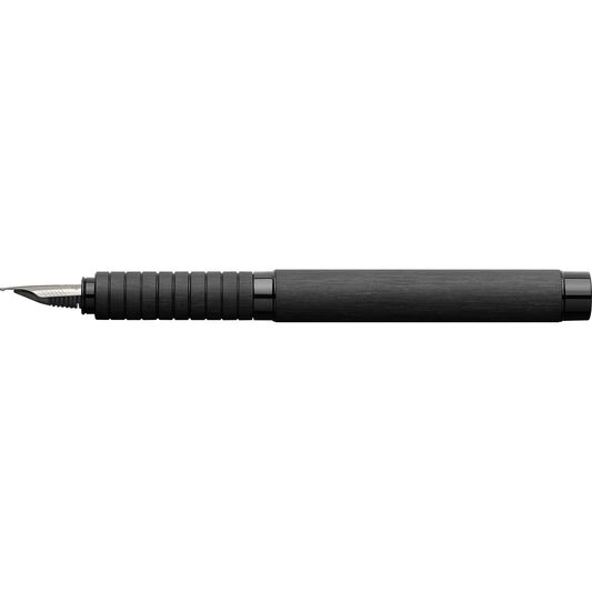 Faber-Castell Füllfederhalter Essentio Aluminium B (Breit) schwarz
