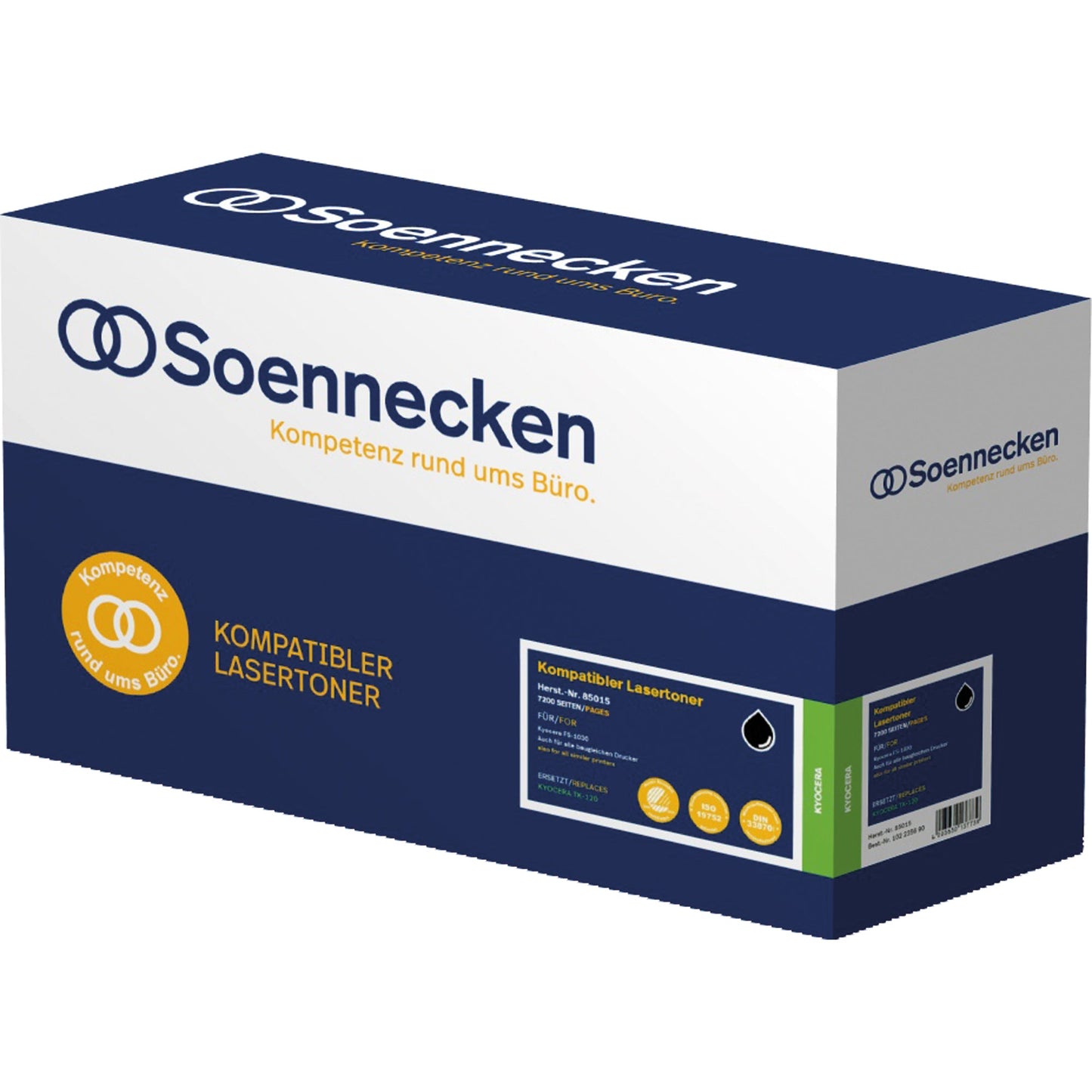 Soennecken Toner kein Originalzubehör Kompatibel mit: KYOCERA TK-120 85015 ca. 7.200 Seiten schwarz
