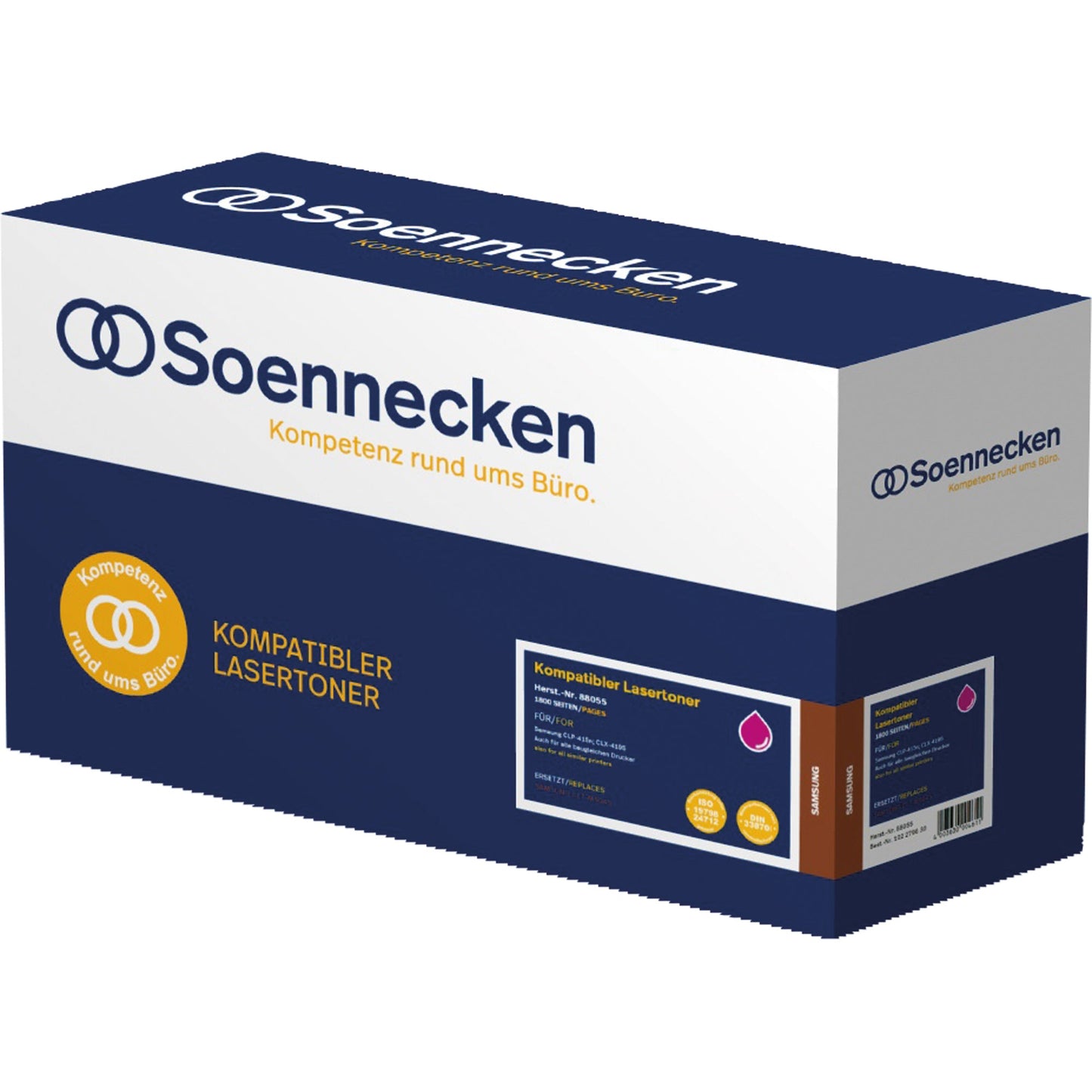 Soennecken Toner kein Originalzubehör Kompatibel mit: HP CLT-M504S 88055 ca. 1.950 Seiten magenta