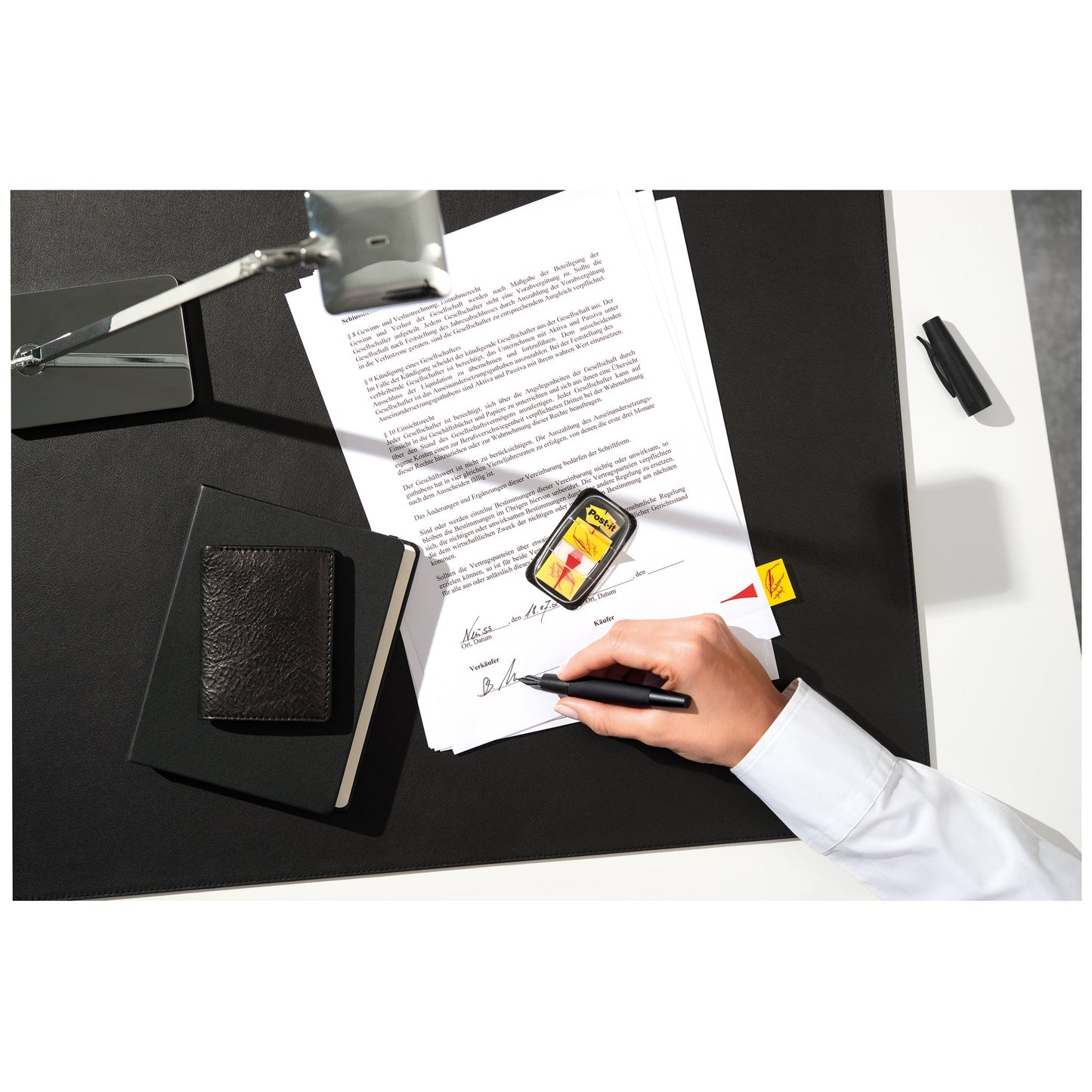Post-it® Haftstreifen Index Symbol 43,2 x 25,4 mm (B x H) gelb Ausrufezeichen 50 Bl.