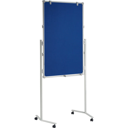 MAUL Moderationstafel MAULpro Maße der Oberfläche: 75 x 120 cm (B x H) Textil blau