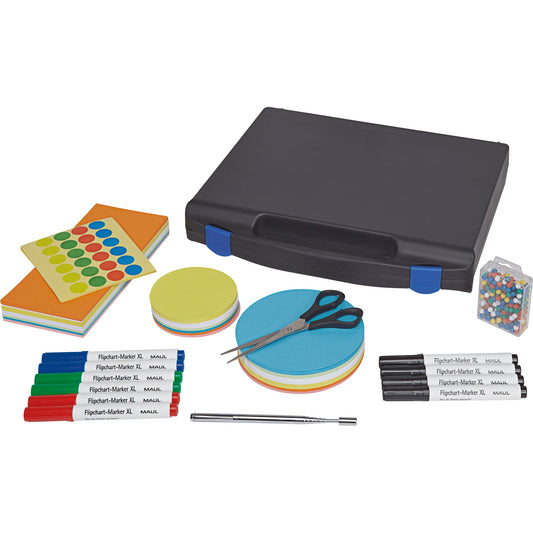 MAUL Moderationskoffer MAULstarter 31,5 x 35,5 x 6 cm (B x H x T) Kunststoff schwarz