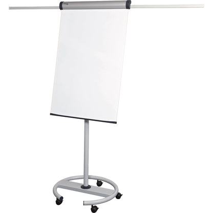 MAUL Mobiles Flipchart MAULsolid mit Ablageschale Stahl silber
