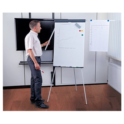 MAUL Flipchart MAULstandard 66 x 97 cm (B x H) 186cm Stahl weiß