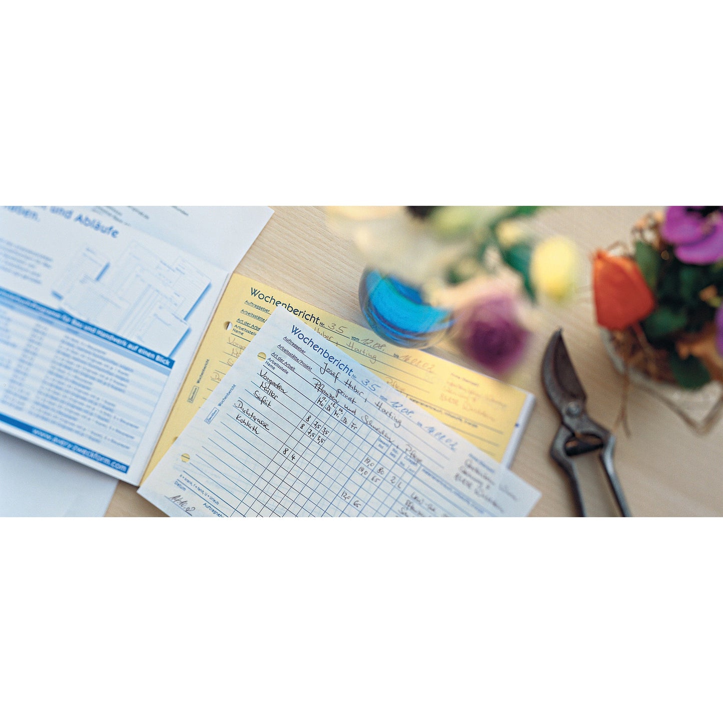 Avery Zweckform Wochenbericht 1310 DIN A5 quer nicht selbstdurchschreibend 100 Bl.