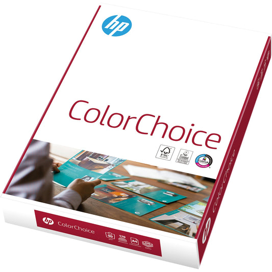 HP Farblaserpapier Colour Laser DIN A4 90g/m² elementar chlorfrei gebleicht weiß 500 Bl./Pack.