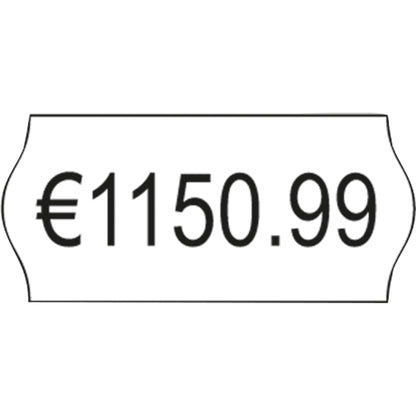 Avery Zweckform Auszeichnungsetikett 26 x 12 mm (B x H) Papier weiß 1.500 Etik./Rl. 15.000 Etik./Pack.