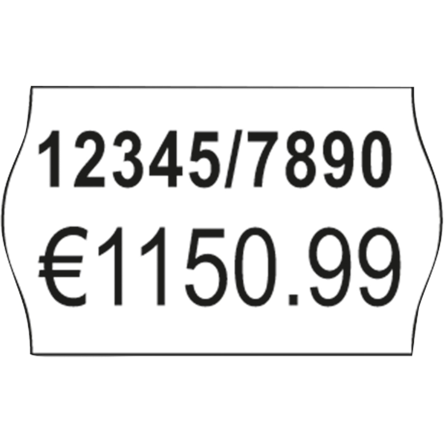 Avery Zweckform Auszeichnungsetikett 26 x 16 mm (B x H) Papier weiß 1.200 Etik./Rl. 12.000 Etik./Pack.