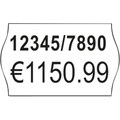 Avery Zweckform Auszeichnungsetikett 26 x 16 mm (B x H) Papier weiß 1.200 Etik./Rl. 12.000 Etik./Pack.