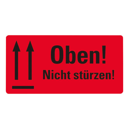Avery Zweckform Hinweisetikett 100 x 50 mm (B x H) Papier neonrot 200 Etik./Pack.