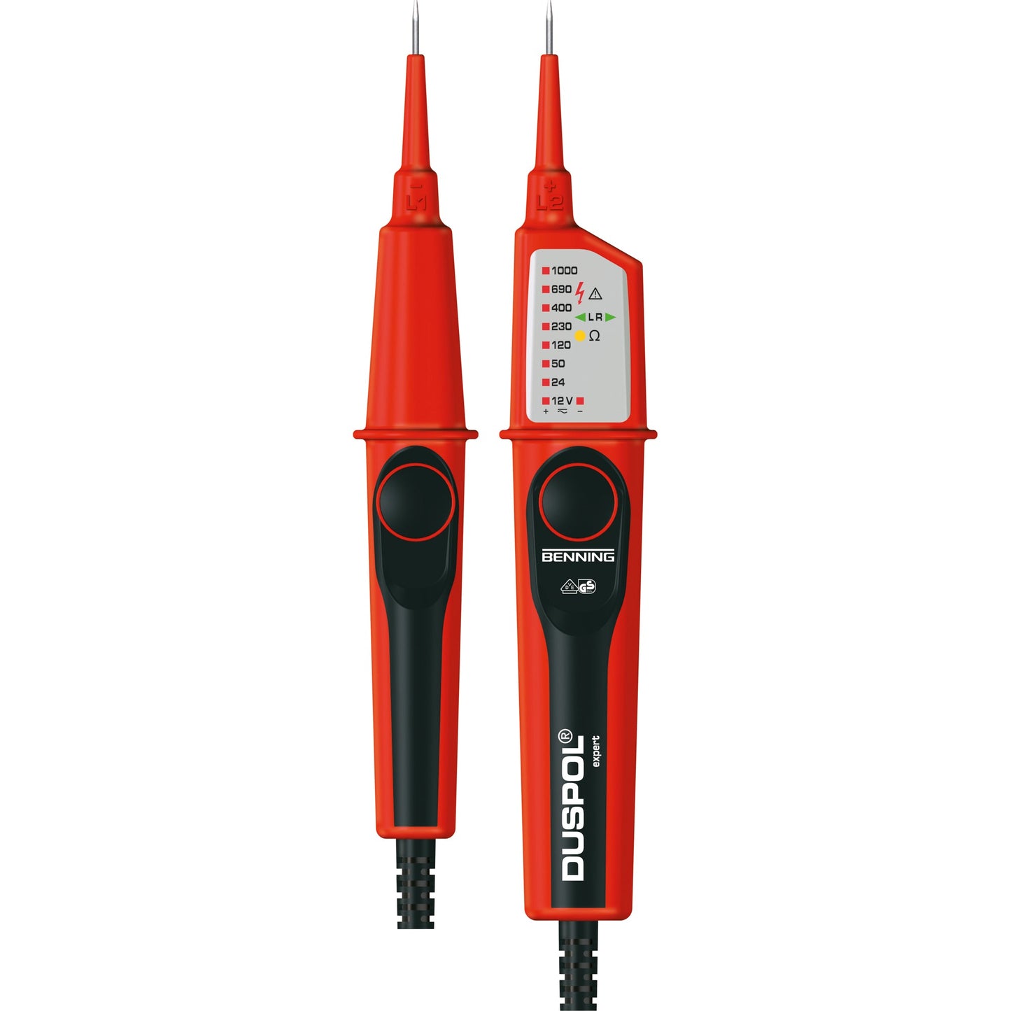 BENNING Spannungsprüfer DUSPOL® expert min. Spannungsmessbereich: 12V max. Spannungsmessbereich: 1.000V IP65