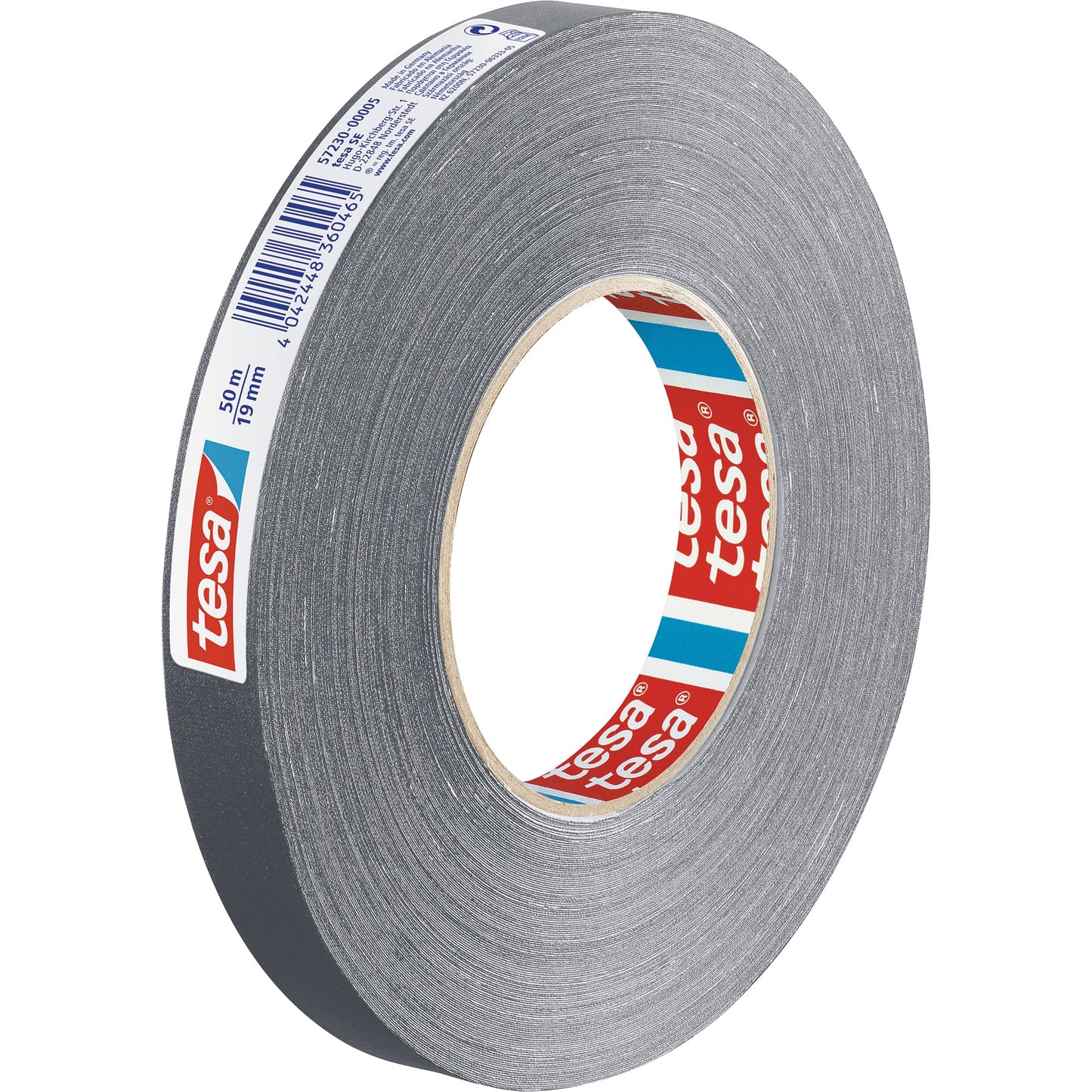 tesa® Gewebeband extra Power® Perfect Innenbereich, Außenbereich 19 mm x 50 m (B x L) grau