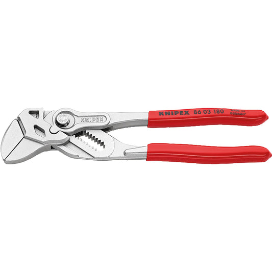 KNIPEX Zange Zangenschlüssel 180mm Chrom-Vanadium Elektrostahl