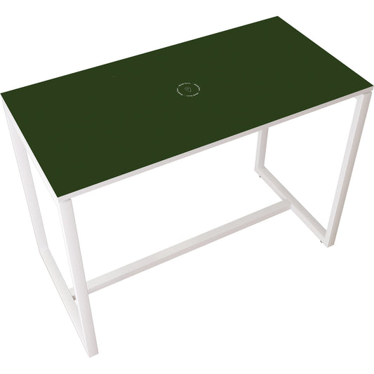 easyDesk® Stehtisch 1.140 x 1.100 x 750 mm (B x H x T) inkl. Bodenausgleichschrauben Melamin grün