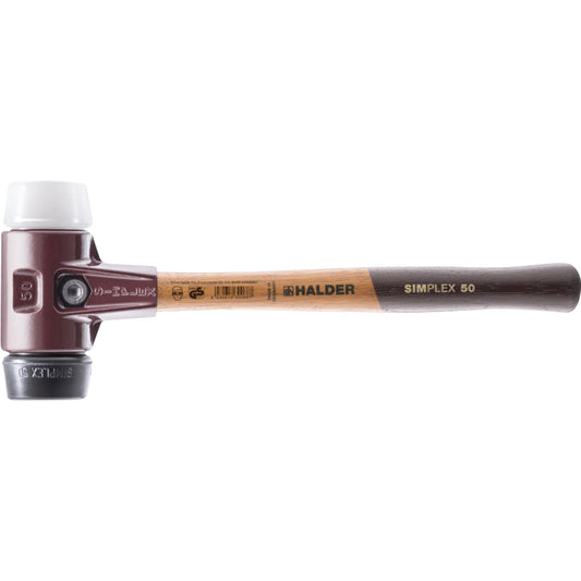 Simplex Hammer 175mm Kunststoff/Gummi, Stahlguss Holz