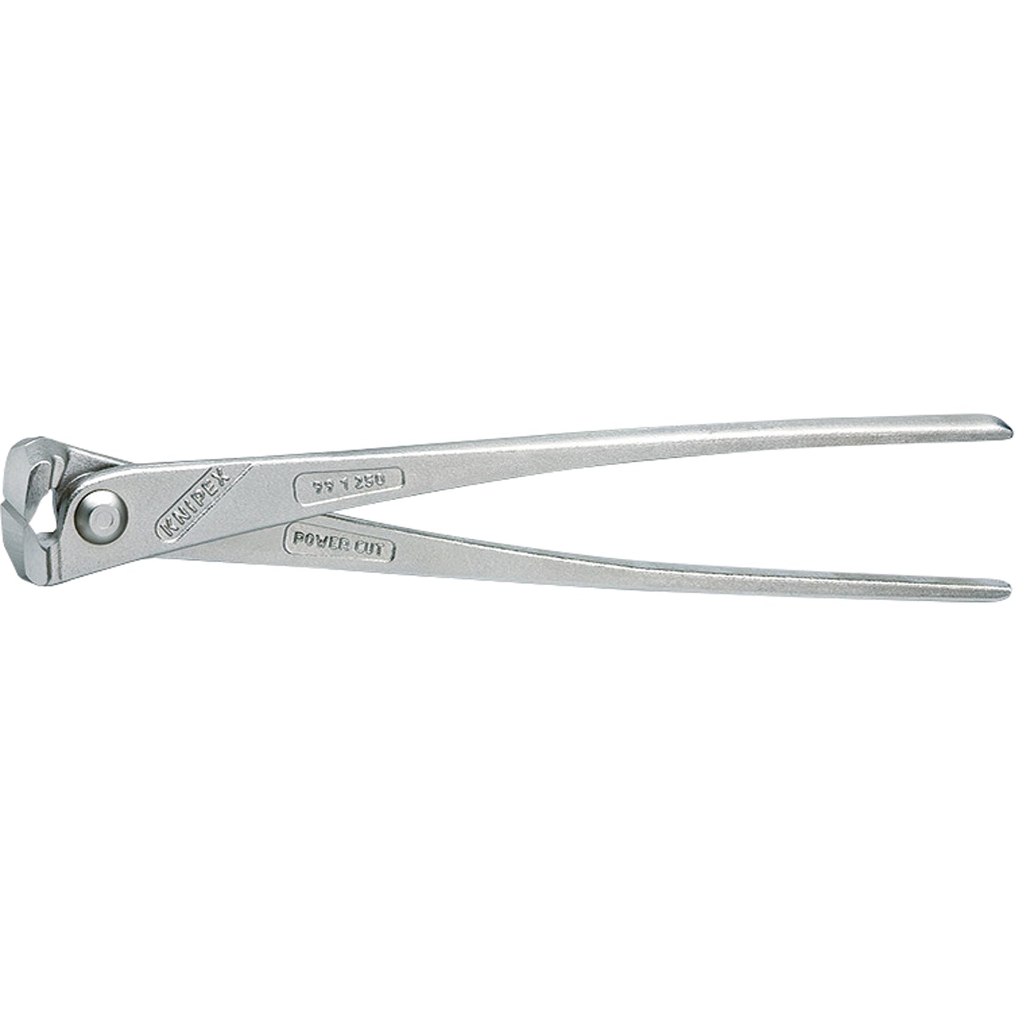 KNIPEX Zange Kraft-Monierzange 300mm mit Facette Werkzeugstahl, geschmiedet, mehrstufig ölgehärtet glanzverzinkt