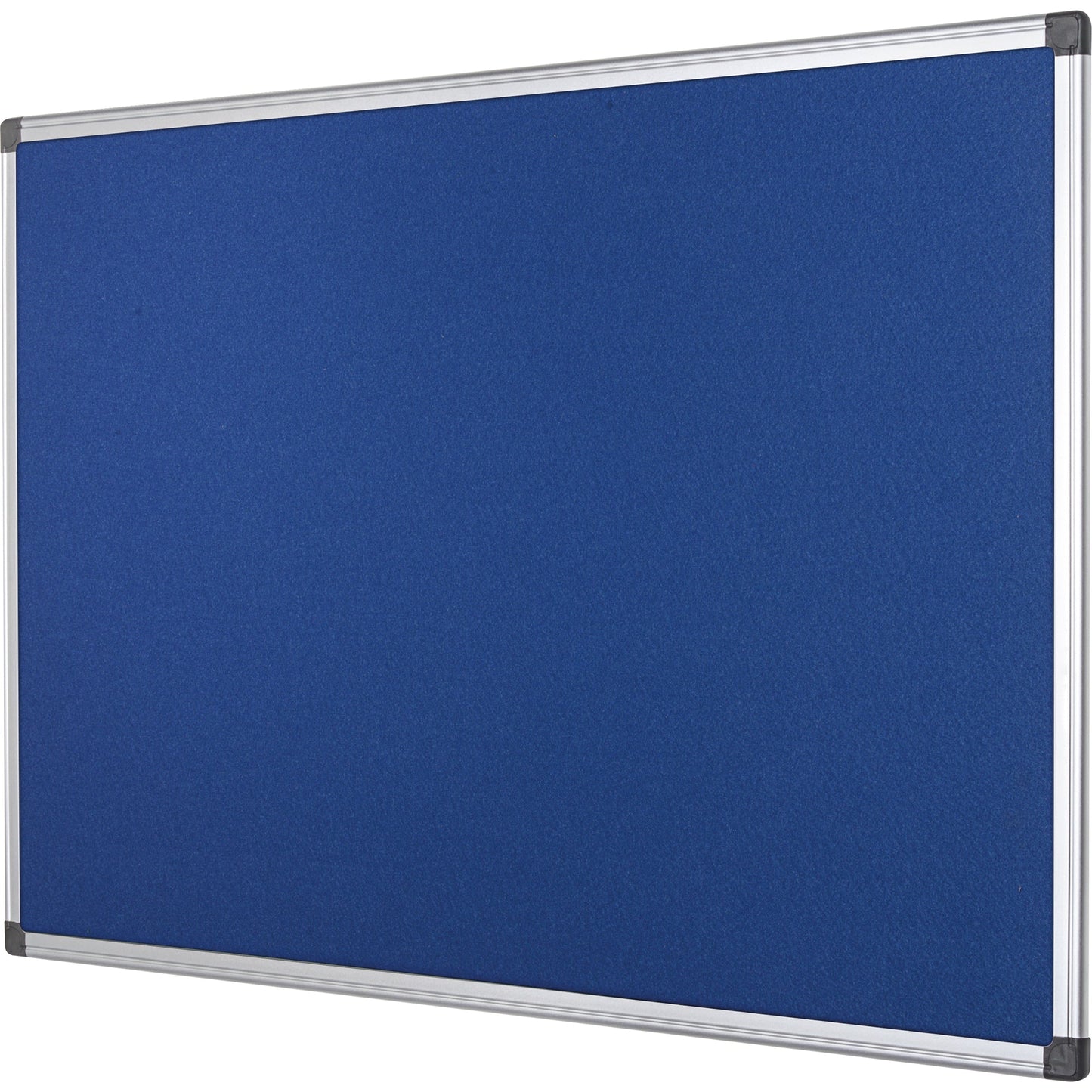 Bi-office Pinnwand Maya 150 x 120 cm (B x H) Maße der Oberfläche: 146 x 116 cm (B x H) Filz Material des Rahmens: Aluminium blau