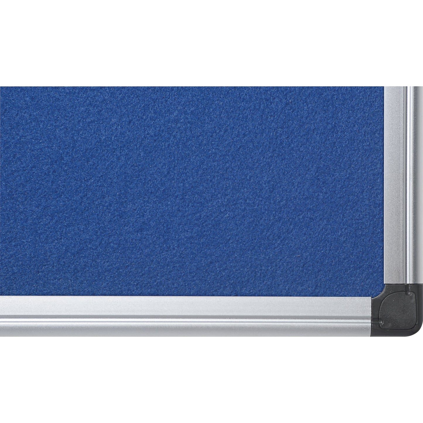 Bi-office Pinnwand Maya 240 x 120 cm (B x H) Maße der Oberfläche: 236 x 116 cm (B x H) Filz Material des Rahmens: Aluminium blau