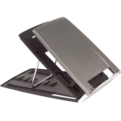 BakkerElkhuizen Notebookständer Ergo-Q 330 höhenverstellbar ABS Kunststoff silber/schwarz