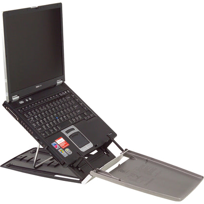 BakkerElkhuizen Notebookständer Ergo-Q 330 höhenverstellbar ABS Kunststoff silber/schwarz